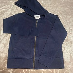 Navy Zip Up Hoodie